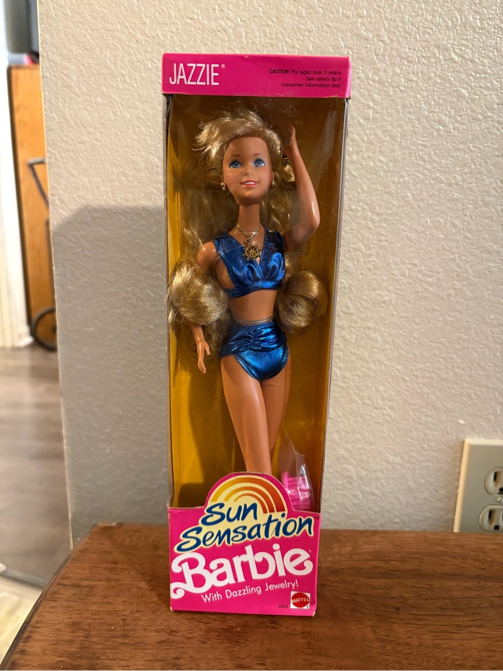 Barbie Sun Sensation Boxed Display with Pink and Blue Artwork - Barbie